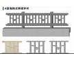 海鷗式橋梁防護(hù)柵欄模具 定制各種橋梁防護(hù)柵欄模具